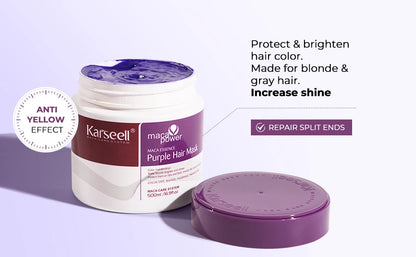 Karseell Purple Hair Mask 16.90 fl.oz 500ml Professional