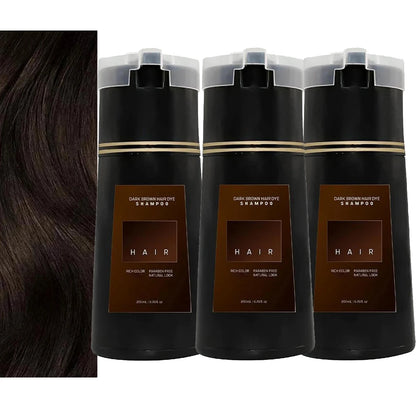 1/2/3PCS Black Hair Dye Shampoo Nova Hair Instant Dye Shampoo,