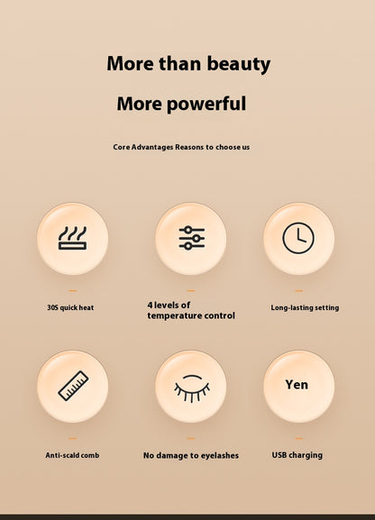 Electric Eyelash Curler Hair Curler USB Charging