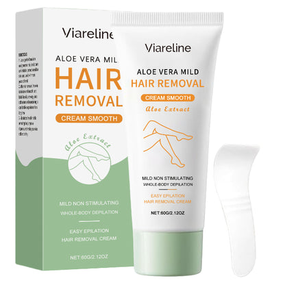 كريم إزالة الشعر المرطب بخلاصة الصبار