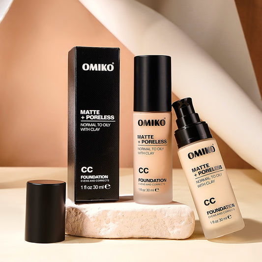 OMIKO MATTE+PORELESS Liquid Foundation Concealer Lasting