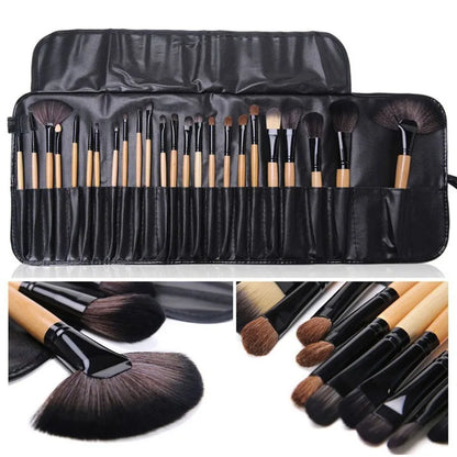 24 Pcs Makeup Brush Sets Professional Cosmetics Brushes Eyebrow Powder Foundation Shadows Pinceaux Make Up Tools